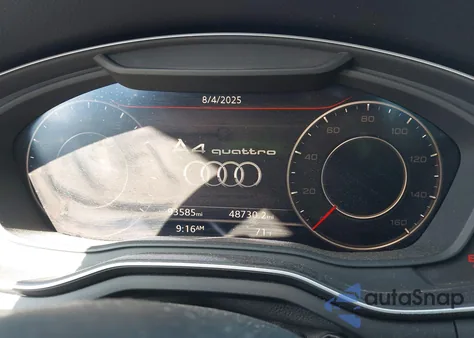 2017 Audi A4 2.0T Premium из США, поврежденный, VIN WAUENAF45HN006184